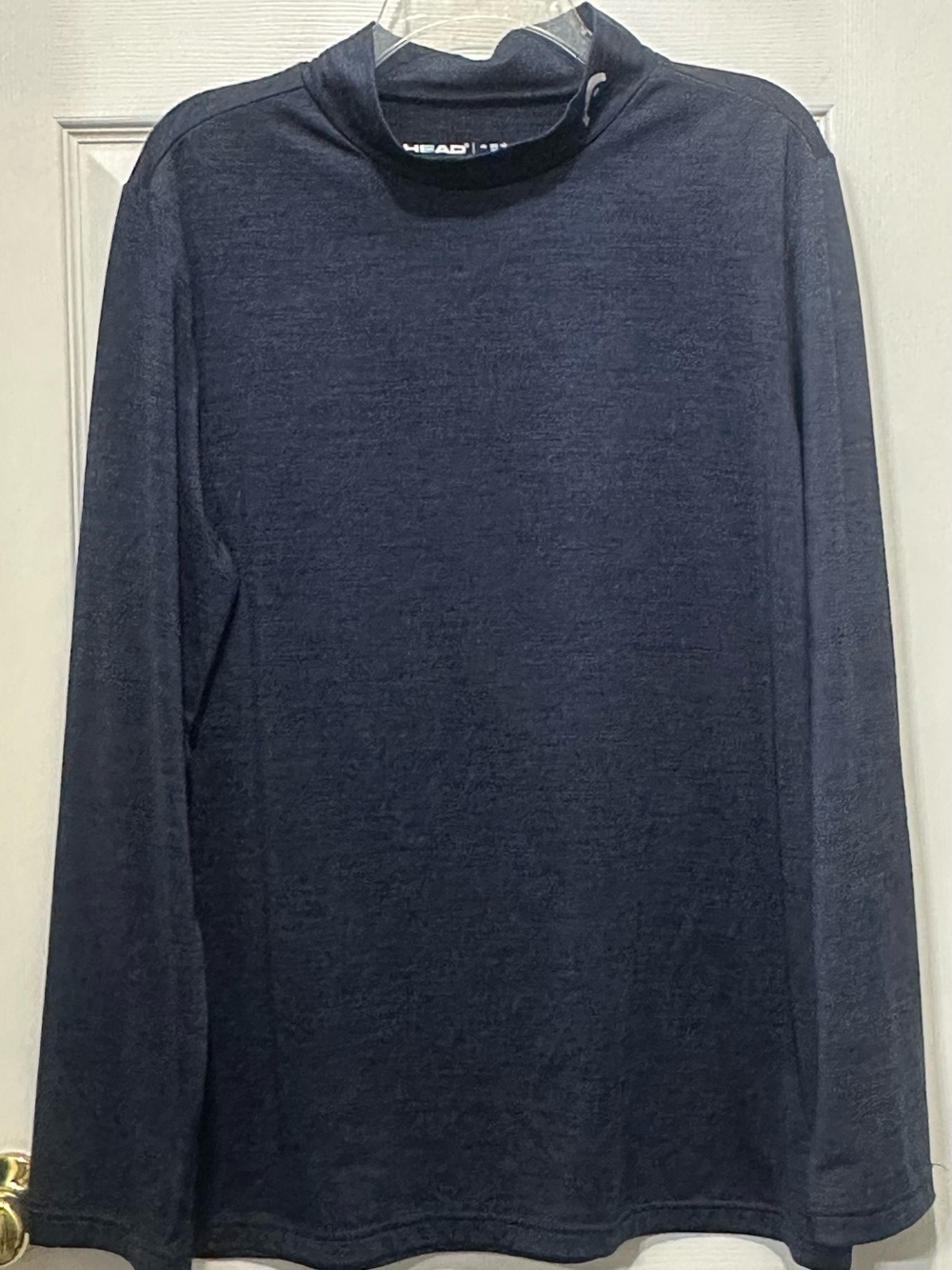 HEAD Dark Navy Long Sleeve Mock Neck Shirt